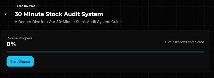 Course module preview